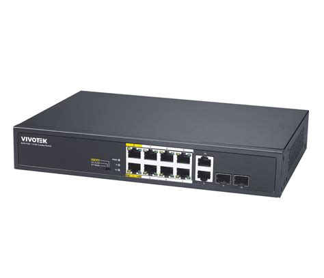 Unmanaged 8xFE PoE + 2xGE/ SFP Combo; Rackmountable Switch